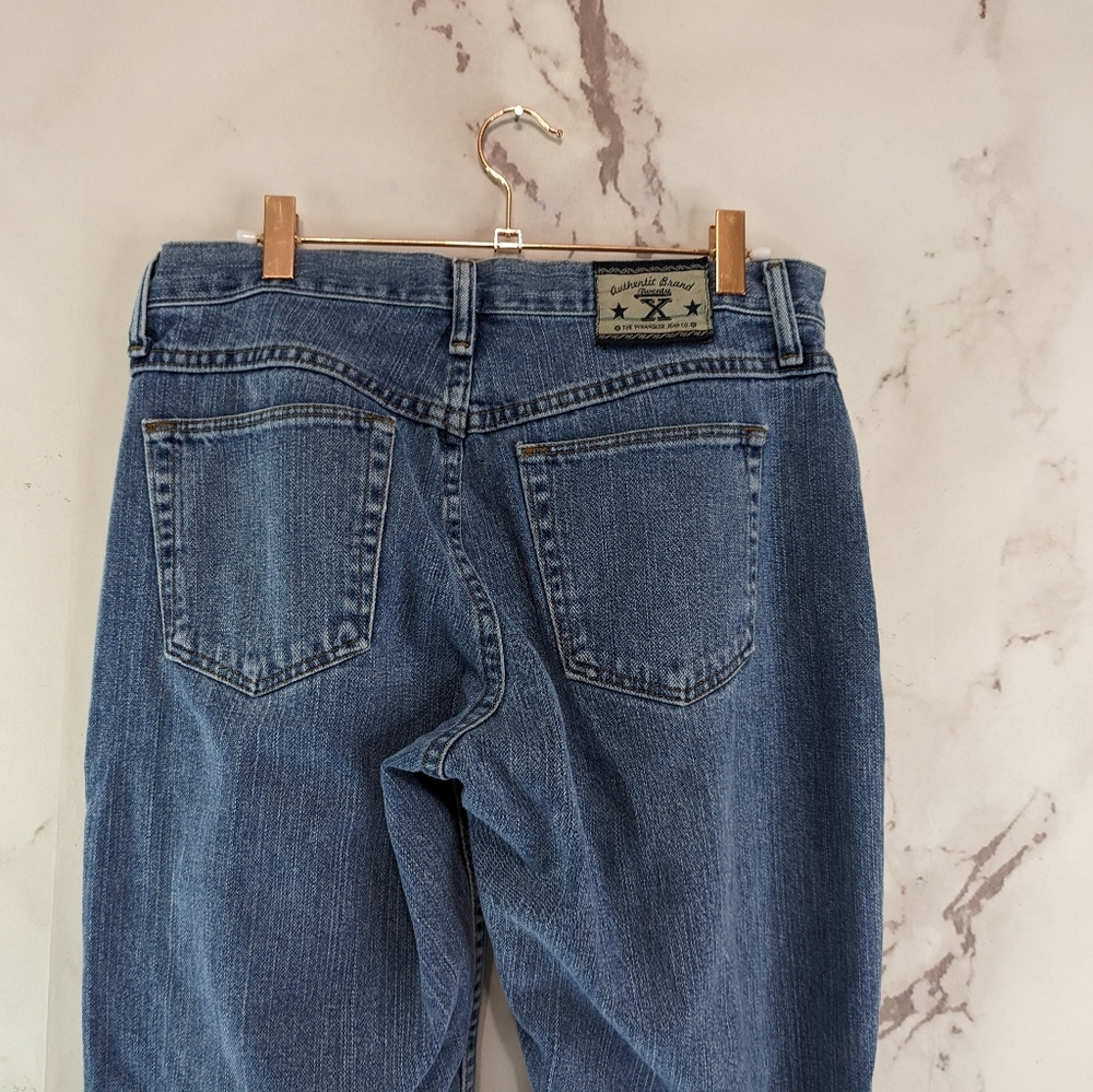 Wrangler Jeans Womens 8 X 32 20x Straight Leg Light Wash Vintage Denim - Picture 6 of 10